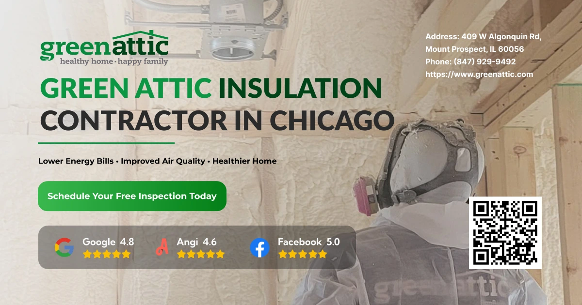 
<span>Green Attic insulation</span>
